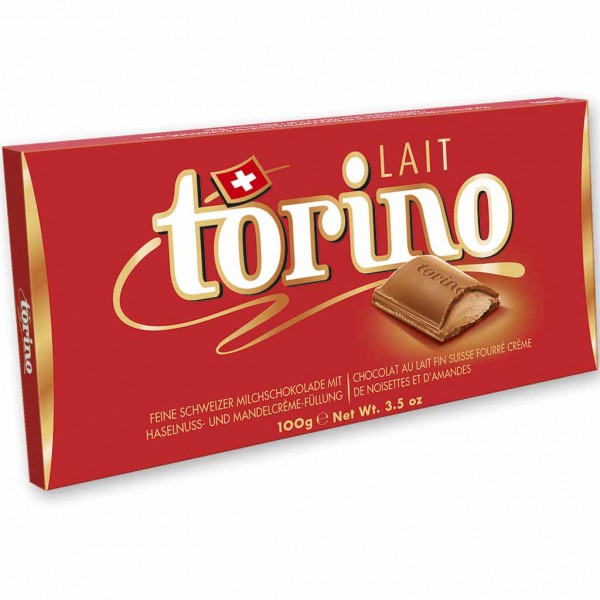 Torino Tafelschokolade Lait Haselnuss &amp; Mandelcreme 100g MHD:31.12.23