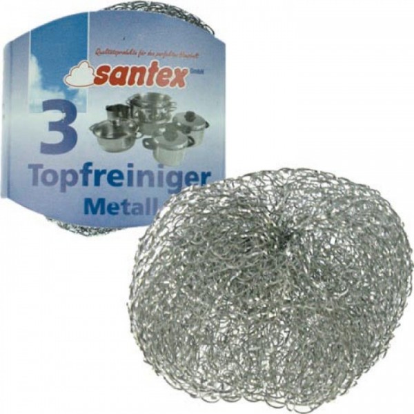 Topfreiniger Metall 3er je 10g Banderole von Santex