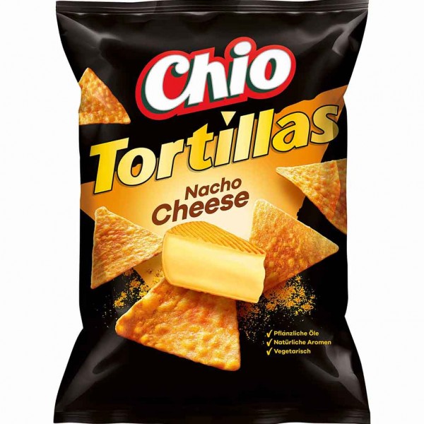 Chio Tortillas Nacho Cheese 110g MHD:10.7.23