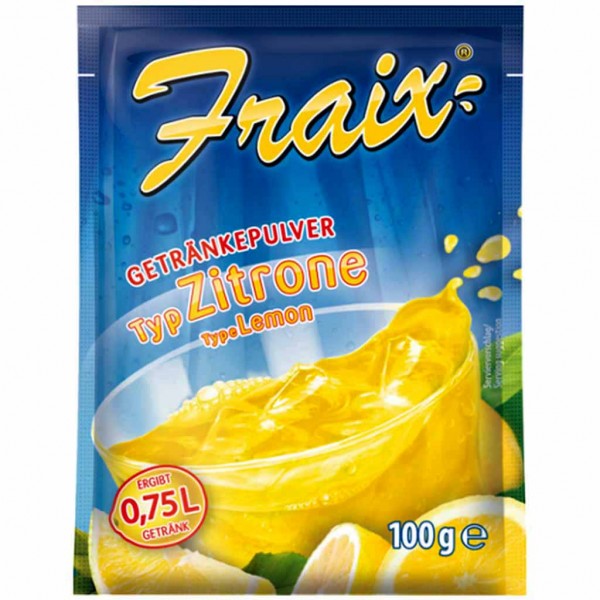 2,5kg Fraix Instant Getränkepulver Zitrone (25x100g) MHD:30.6.25