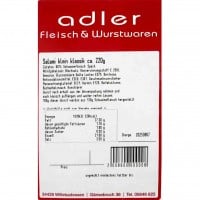 Adler Salami klein Klassik 220g MHD:8.9.25