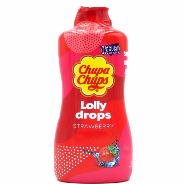 Chupa Chups Lolly drops Strawberry Sirup 500ml MHD:30.6.23