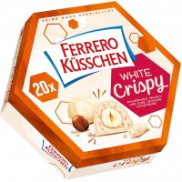Ferrero Küsschen White Crispy 20er 172g MHD:8.3.24