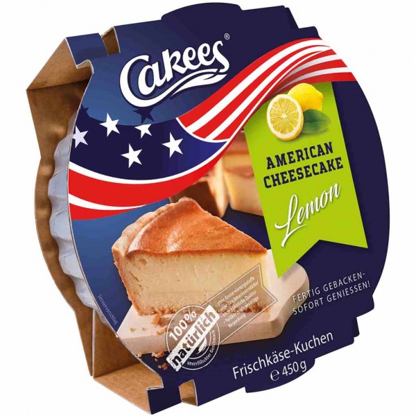 Cakees American Cheesecake Lemon Kuchen 450g MHD:24.9.24