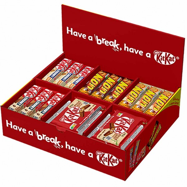 KitKat & Lion Nestlé Sortimentskarton 2,629 kg EAN 8445290909800