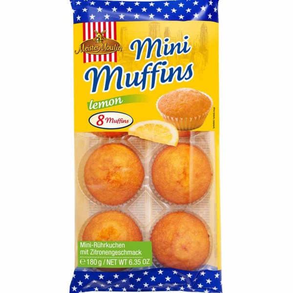 Meister Moulin Mini Muffins Lemon 180g MHD:26.10.24