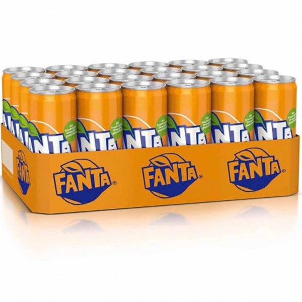 24x Fanta Orange Dose á 0,33L=7,92L MHD:1.10.23