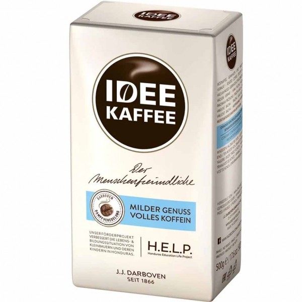 Idee Kaffee Filterkaffee Der Menschenfreundliche 500g MHD:30.10.23
