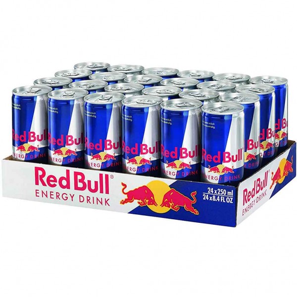 24x Red Bull Energy Drink DOSE á 250ml=6L MHD:18.9.25