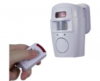 Drahtloser Bewegungsmelder-Alarm + 2 Schlüsselanhänger 105 dB