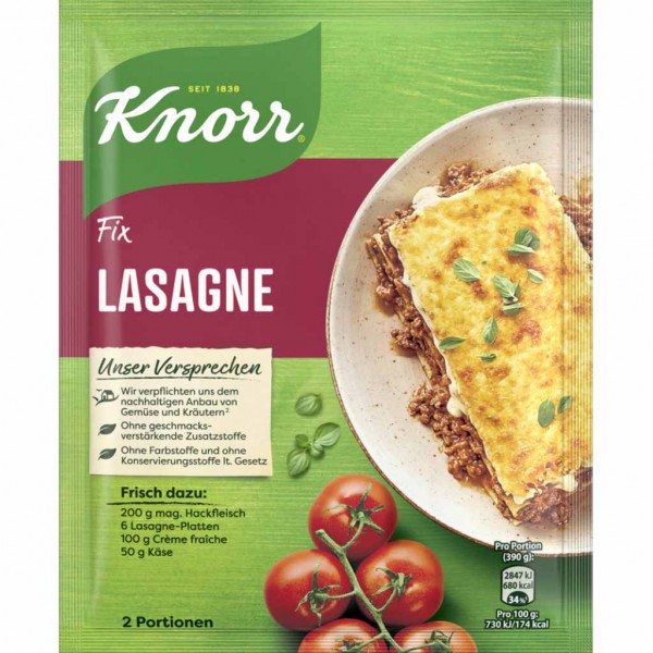 Knorr Fix Lasagne 52g