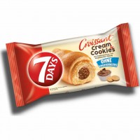 7Days Croissant Cream Cookies Haselnuss 4er 240g MHD:31.1.24