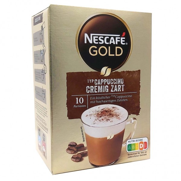Nescafe Gold Cappuccino cremig zart 10 Portionsbeutel 140g