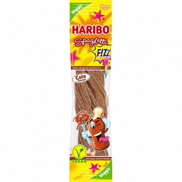 Haribo Spaghetti FIZZ Cola 200g MHD:30.1.25