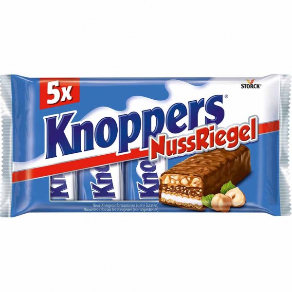 Knoppers Nussriegel 5er 200g MHD:2.9.24