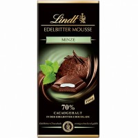 Lindt Edelbitter Mousse Minze 70% Kakao 150g MHD:30.3.25