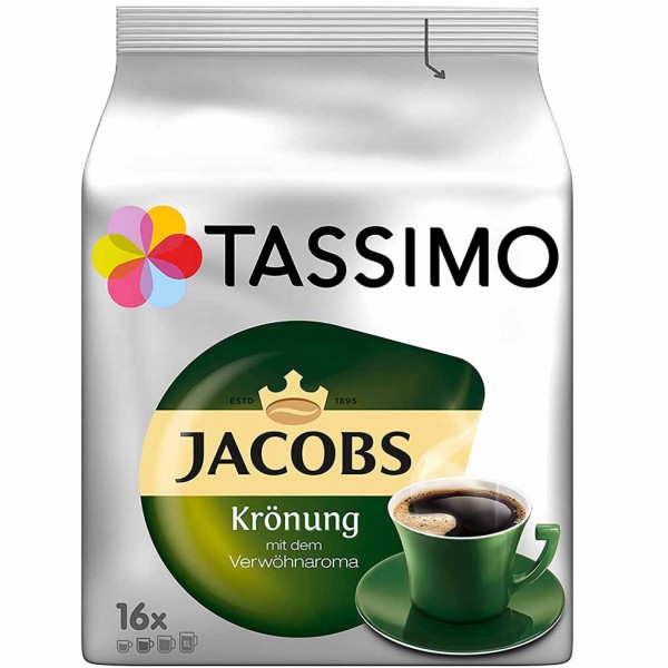 Tassimo Jacobs Krönung 16 Kaffee Kapseln MHD:23.1.24