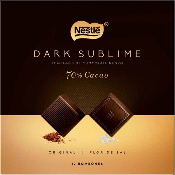Nestle Pralines Dark Sublime 70% Cacao 85g MHD:30.10.22