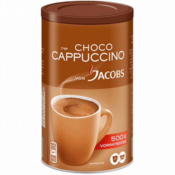 Jacobs Choco Cappuccino Getränkepulver 500g MHD:30.8.23