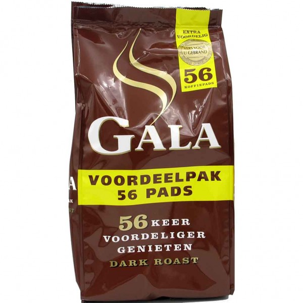 Gala Kaffeepads 56 Pads Dark Roast 389g MHD:17.10.24