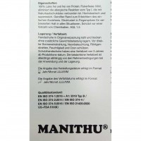 Gummihandschuhe Manithu Nitril-Puderfrei 100 Stück XL