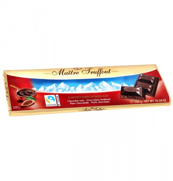 Maitre Truffout Zartbitterschokolade 300g Tafelschokolade MHD:13.3.25