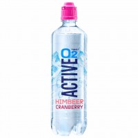 8x Active O2 Mineralwasser, Himbeer-Cranberry-Geschmack 4005906004103 - 8x0,75L=6 L 4005906214106