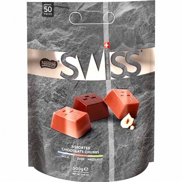 Nestle SWISS Chunks Mix 470g MHD:31.7.24