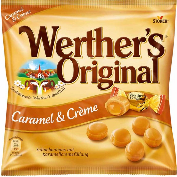 Werthers Original Caramel &amp; Creme 225g MHD:28.2.25