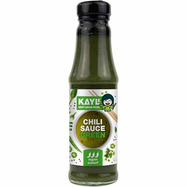 Kay-Li Chili Sauce Green super scharf 180ml MHD:6.7.24
