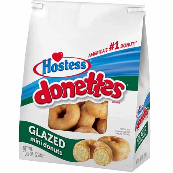 Hostess donettes mini Donuts glazed mini Donuts 298g MHD:10.10.22