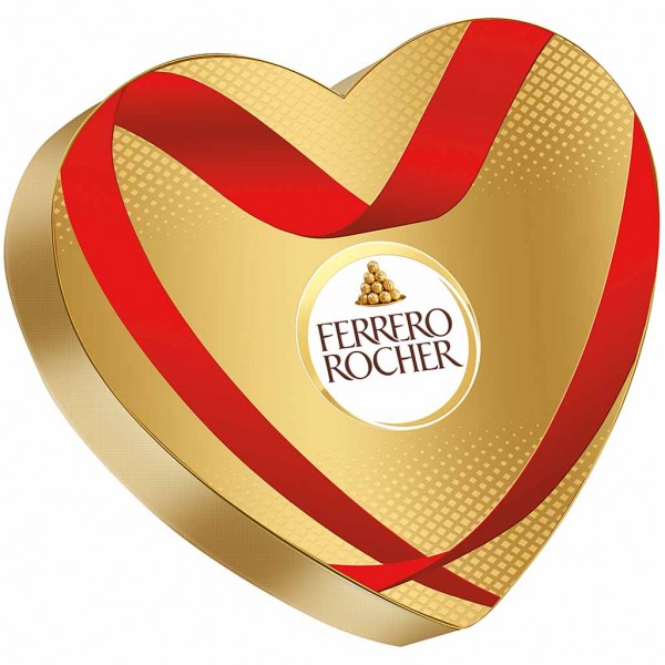 Ferrero Rocher Original Herz 125g MHD:20.6.24