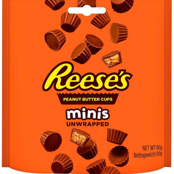 Reeses Minis Peanut Butter Cups 90g MHD:4.11.23
