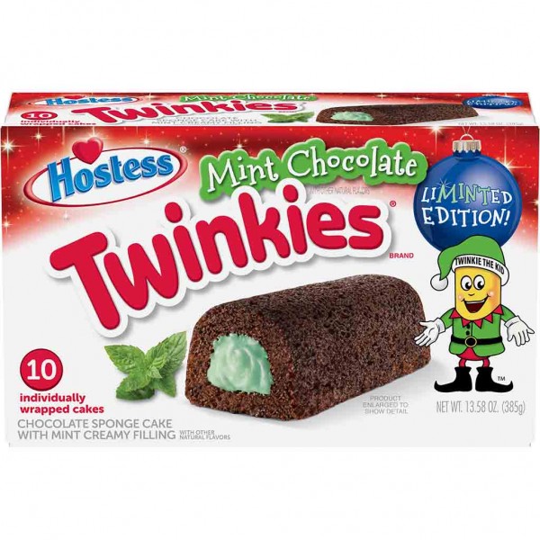 Hostess Twinkies Mint Chocolate 10er 385g MHD:10.10.22