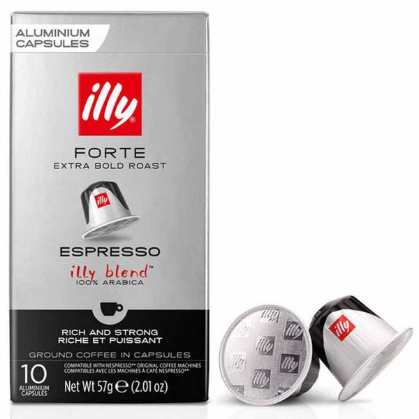 illy Kaffeekapsel Espresso Forte Extra Bold Roast 10er 57g MHD:29.4.23