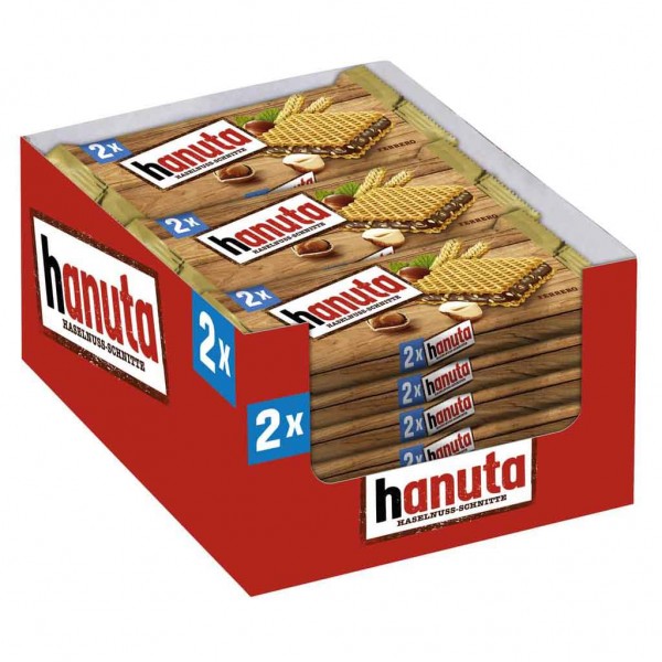 Ferrero Hanuta Doppelpack 18x 44g=792g MHD:6.4.24