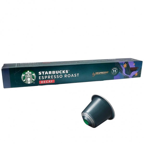 Starbucks NESPRESSO Decaf Espresso Roast 10Tassen 57g MHD:1.2.25