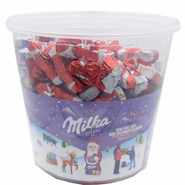Milka Mini Weihnachtsmänner 1540g MHD:30.3.24