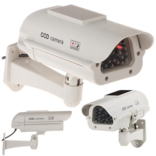 Dummy-Kamera, IR-LED-Überwachung, Solar-Außenwandkamera mit blinkender Diode