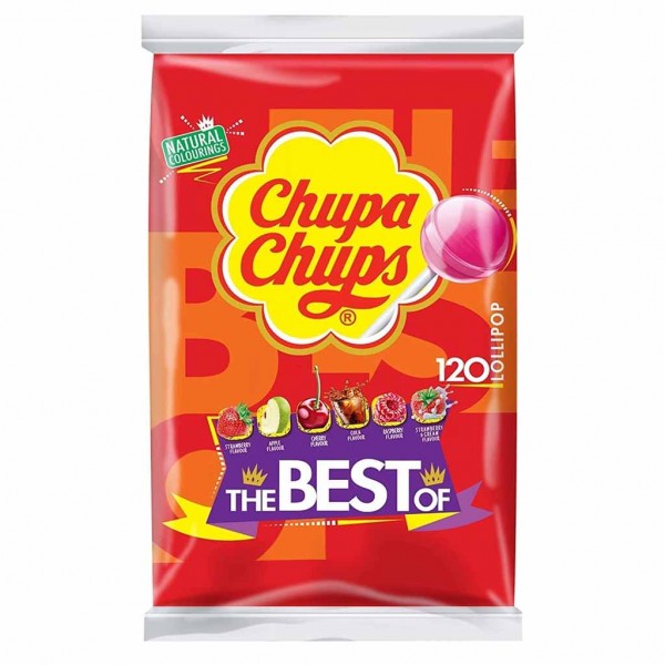 Chupa Chups - The Best Of - 120er 1,44 kg Beutel 6 Geschmacksrichtungen