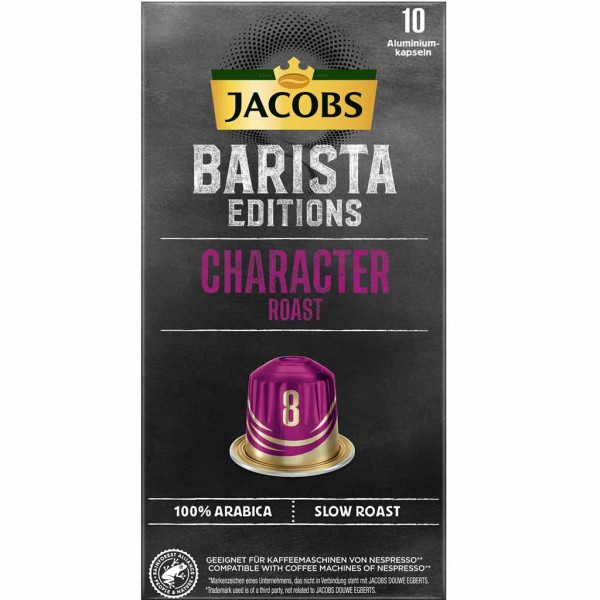 Jacobs Kaffeekapseln Barista Editions Character Roast 10er 52g MHD:13.4.23