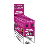 TobaliQ E-Shisha 600Puffs – 20mg Nikotin – Passion Grapfruit 10er Pack