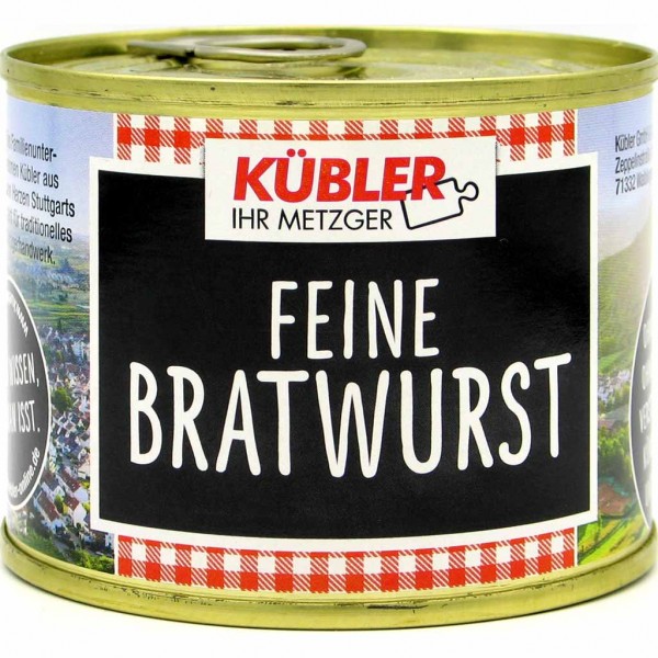 Metzger Kübler feine Bratwurst 200g MHD:31.12.24