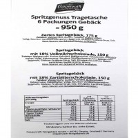 Coppenrath Spitzgenuss Tragetasche 6 Packungen Gebäck 950g MHD:18.9.24