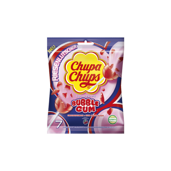 Chupa Chups Maxi Bubble Gum 126g Beutel MHD:30.9.26