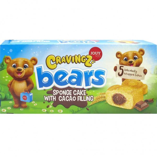 Cravingz Spongiez Bears Kakao 225g MHD:6.1.25