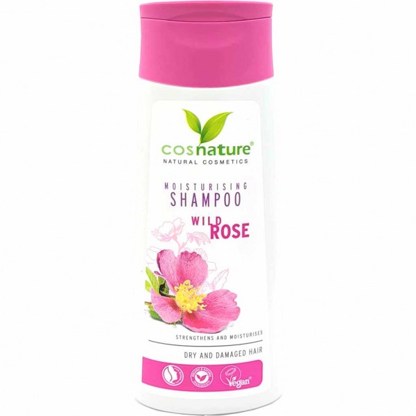 Cosnature Wild Rose Moisturizing Shampoo Bio 200 ml