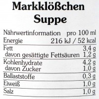 Tibaco Markklößchen Suppe 390ml MHD:30.12.24
