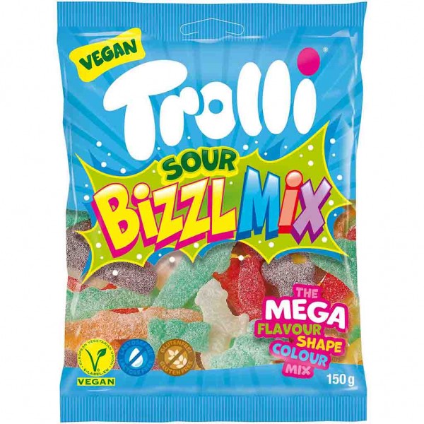 Trolli Bizzle Mix sour 150g MHD:3.6.25