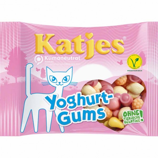 Katjes Fruchtgummi Yoghurt-Gums 175g MHD:30.3.25